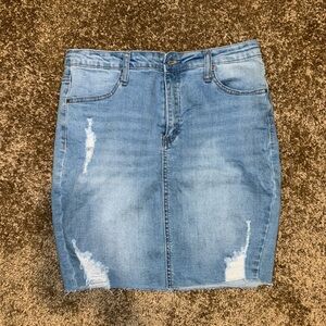 Blue Jean Skirt